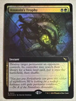 MTG / Assassin's Trophy / MKM / #412 / FOIL (Extended Art) / Rare / NM - Image 1