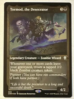 MTG / Tormod, the Desecrator / CMR / #569 / FOIL ETCHED / Uncommon / NM - Image 1