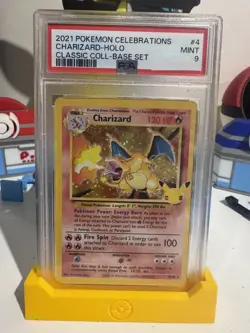 Charizard Holo Celebrations Classic Collection 4/102 PSA 9 Mint Pokemon TCG - Image 1