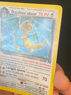CARTE POKEMON DRACOLOSSE OBSCUR 22/82 FR RARE WIZARDS TEAM ROCKET - TBE+ - Image 3