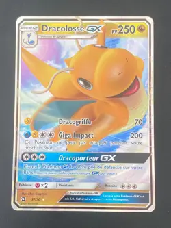 CARTE POKEMON DRACOLOSSE GX 37/70 FR ULTRA RARE SL MAJESTE DES DRAGONS - NEUF - Image 1