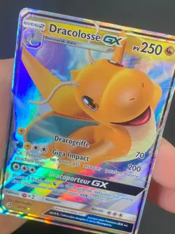CARTE POKEMON DRACOLOSSE GX 37/70 FR ULTRA RARE SL MAJESTE DES DRAGONS - NEUF - Image 2