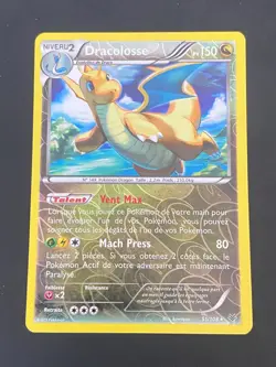 CARTE POKEMON DRACOLOSSE 51/108 FR REVERSE XY CIEL RUGISSANT - TBE - Image 1