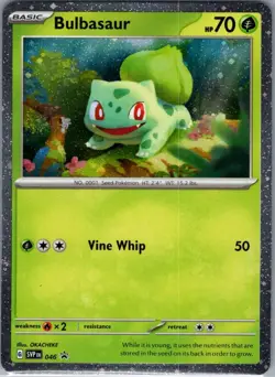 Bulbasaur - (Cosmos Holo) 046 SV: Scarlet & Violet Promo - Pokemon Card - NM - Image 1