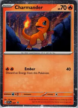 Charmander - (Cosmos Holo) 047 SV: Scarlet & Violet Promo - Pokemon Card - NM - Image 1