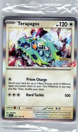 Sealed - Terapagos - 161/191 Horizons Stamp - Pokemon Card - Image 1