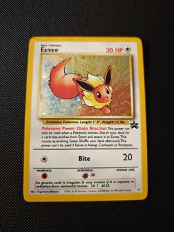 Pokemon Eevee Holo Black Star Promo #11 WOTC Wizards Promo Card 2000 - Image 1