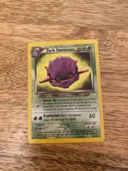 Dark Forretress Vintage Neo Destiny 35/105 Uncommon WOTC Pokemon Card LP - Image 1
