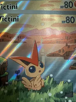 12x Pokemon TCG Scarlet & Violet Victini Jumbo Black Star Promo Card SVP 208 - Image 4
