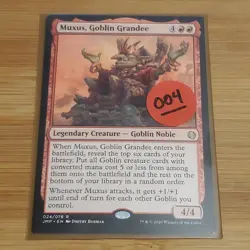 Muxus, Goblin Grandee, Jumpstart, Magic the Gathering MTG NM 004, Bit Off Center - Image 3