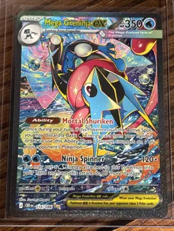 Mega Greninja ex SIR 116/086 Chaos Rising Special Illustration Rare Pokemon TCG - Image 1