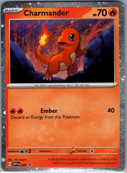 Charmander - (Cosmos Holo) SVP 047 SV: Scarlet & Violet Promo Cards - Pokemon - Image 1