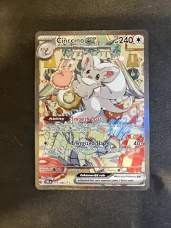 Cinccino Ex 119/086 Chaos Rising Pokemon card mint Special illustration rare SIR - Image 1