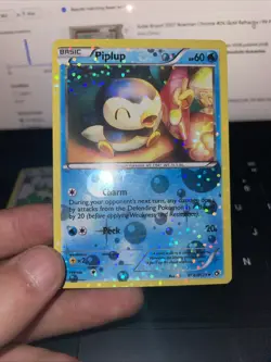 Pokemon Legendary Treasures Piplup RC6/RC25 Uncommon Reverse Holo 2013 - Image 1