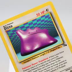 Pokemon TCG - Ditto 18/62 Fossil Rare WOTC - EXC/NM - Image 1
