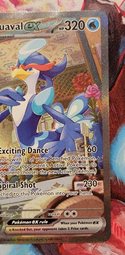Pokemon TCG Quaquaval ex 260/193 SIR – Paldea Evolved Pack Fresh NM - Image 4