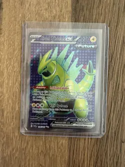 Pokemon TCG Iron Thorns EX 196/167 Full Art Twilight Masquerade - Image 1