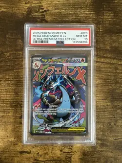 PSA 10 Mega Charizard X -MEP 023 Pokemon TCG English - Image 1