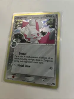 Pokemon Zangoose Delta Species POP Series 5 Holo Common 015/017 2007 English - Image 1