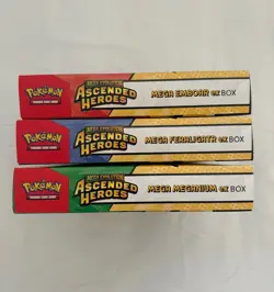 Pokemon Ascended Heroes Mega Ex Boxes SET OF 3 | NEW & SEALED | INSTANT SHIP 🚚✅ - Image 3