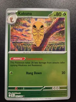 Kakuna 002/086 ME04: Chaos Rising Reverse Holo NM Pokemon TCG - Image 1