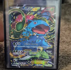 Pokemon TCG Venusaur EX Promo Holo XY123 XY English Basic 180 HP NM + - Image 1