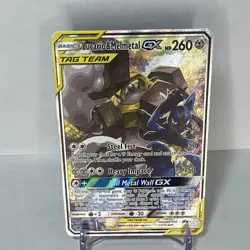 Pokemon Lucario & Melmetal GX SM192 SM Black Star Promo TAG TEAM GX Holo 260HP - Image 1