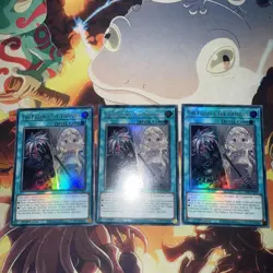 YuGiOh! The Fallen & The Virtuous CH01-EN019 Ultra Rare Mint 1st Ed Playset - Image 1