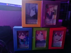 Weiss Schwarz The Quintessential Quintuplets English Set 5 Unopened Trial Decks - Image 1