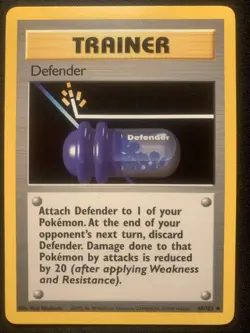 Pokemon TCG Defender Base Set Unlimited Card 80/102 Uncommon - Image 1