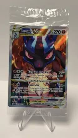 SEALED Lucario VSTAR - SWSH291 Sword & Shield Promo Pokemon Card NM-MINT - Image 1