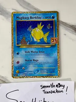 Shining Magikarp Berkilau 010/025 25th Anniversary Pokemon Card Indonesia - Image 2