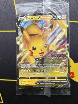 Pikachu V 043/185 Stamped Jumbo Promo SWSH Vivid Voltage Pokemon Mint Sealed - Image 1