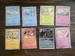 Complete Set Cosmos Holos Eeveelutions Prismatic Evolutions Pokemon TCG Costco - Image 1