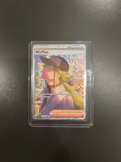 Pokemon TCG N's Plan 170/086 Sv: Black Bolt Trainer SIR - NM - Image 1