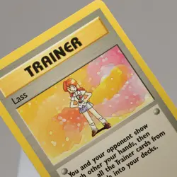 Pokemon TCG - Lass 75/102 Base Set Rare WOTC 1999 - EXC/NM - See Pics - Image 1