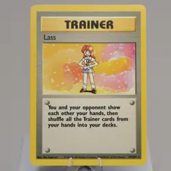 Pokemon TCG - Lass 75/102 Base Set Rare WOTC 1999 - EXC/NM - See Pics - Image 2