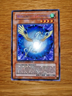 Yugioh KRISTALLUNGEHEUER SAPHIRPEGASUS ct04-de002 secret rare deutsch Promo - Image 1