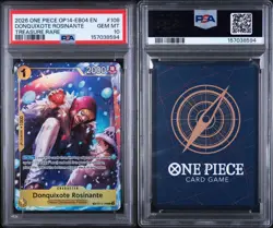 2026 ONE PIECE OP14-EB04-THE AZURE SEA'S SEVEN #108 DONQUIXOTE ROSINANTE PSA 10 - Image 3