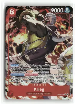 One Piece Adventure on Kami's Island Krieg () (Alternate Art) OP15-008 SR - Image 1