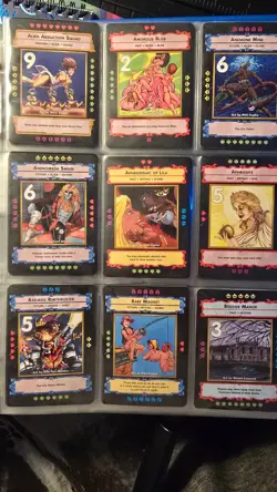 Lot of Vintage xXxenophile Adult CCG Cards with Binder - Image 4