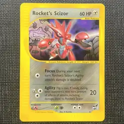 Pokemon TCG 2002 Rocket’s Scizor Best of Game Promo Card #4 NEAR MINT/MINT - Image 1