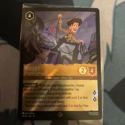 Disney Lorcana Woody Helping A Friend Promo Foil Card 60/P3 Promo - Image 1