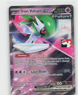 Iron Valiant ex 089/182 Prize Pack Series Cards Double Rare - Image 1