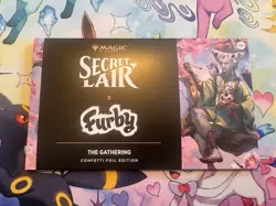 IN HAND MTG Secret Lair x Furby: The Gathering CONFETTI FOIL EDITION Sealed - Image 1