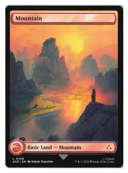Mountain (0108) #108 (NM) Assassin's Creed ACR Magic MTG - Image 1