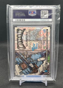 1993 MARVEL MASTERPIECES #18 CABLE PSA 9 - Image 2