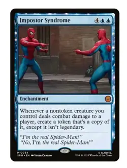 1x MTG Impostor Syndrome - Spider-Man Mythic! NM Mint - Image 1