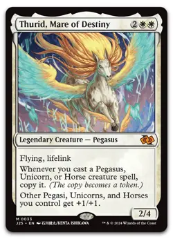 Thurid, Mare of Destiny (Anime) #33 (NM) Foundations Jumpstart J25 Magic MTG - Image 1