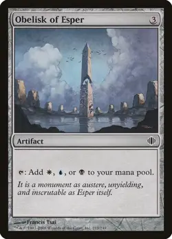 OBELISK OF ESPER X 4 E/X+ SHARDS OF ALARA MAGIC THE GATHERING - Image 1